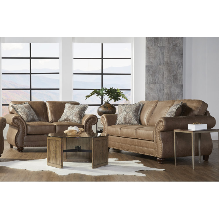 Canora Grey Macalla 2 Piece Faux Leather Living Room Set & Reviews